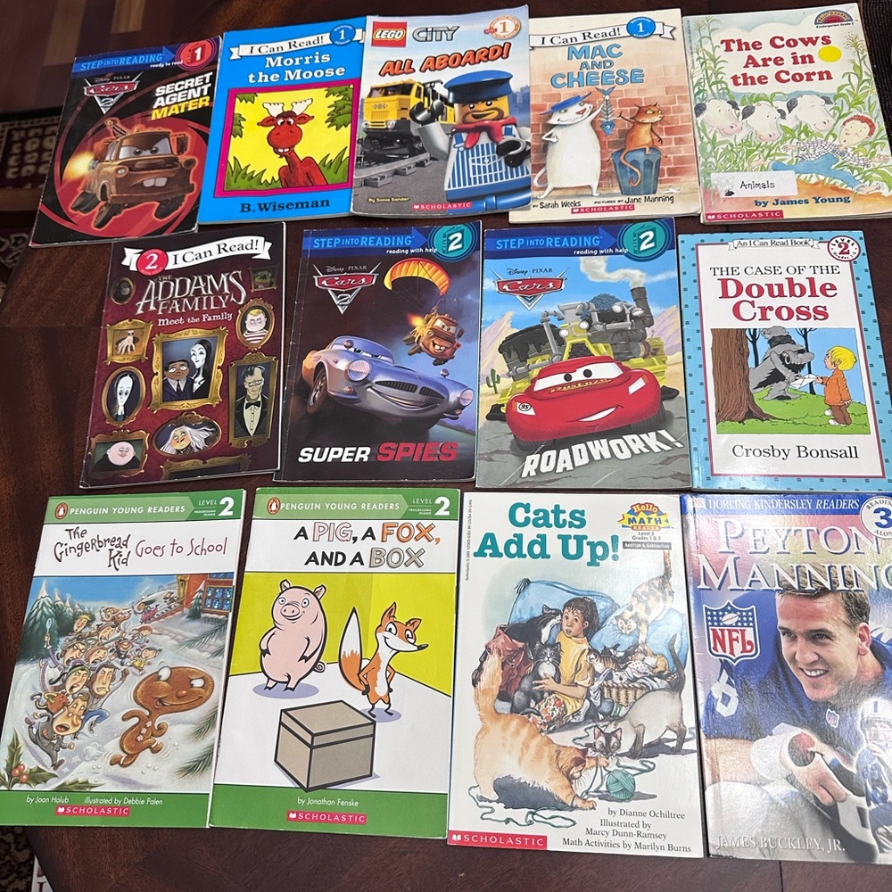 13 Beginning Readers Levels 1 - 3 Learn to Read Books Cars Lego Animals